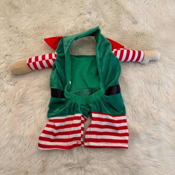Santa's Little Helper Elf Christmas Pet Dog Costume - Picture 3 of 5